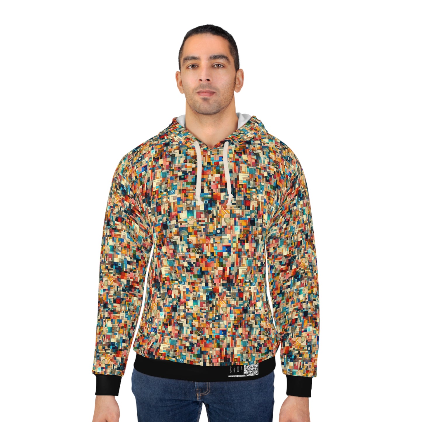 Digital Artistic Expression Artistic Streetwear Pullover Hoodie - 8404 Design-46