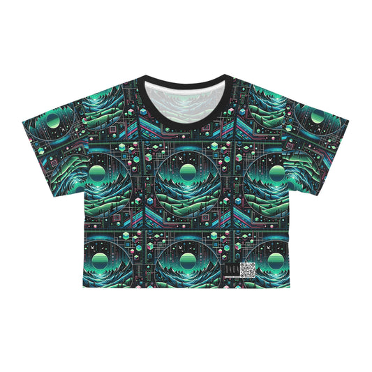 Digital Adventure Graphics Digital Explorer Crop Tee - 8404 Design-59