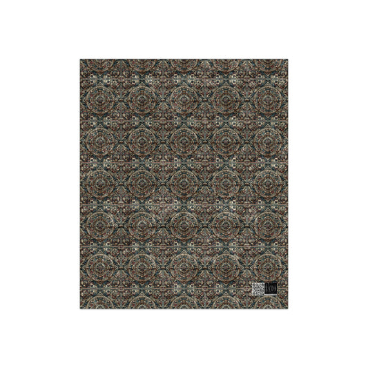 Urban Renaissance Historical Fusion With Street Edge Crushed Velvet Blanket - 8404 Design-57