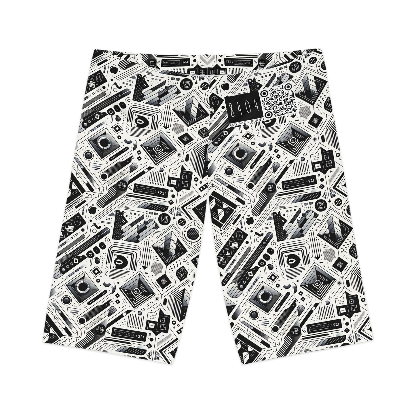 Tech Minimalism Minimalist Tech Women's Bike Shorts - 8404 Design-72