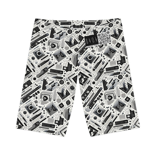 Tech Minimalism Minimalist Tech Women's Bike Shorts - 8404 Design-72