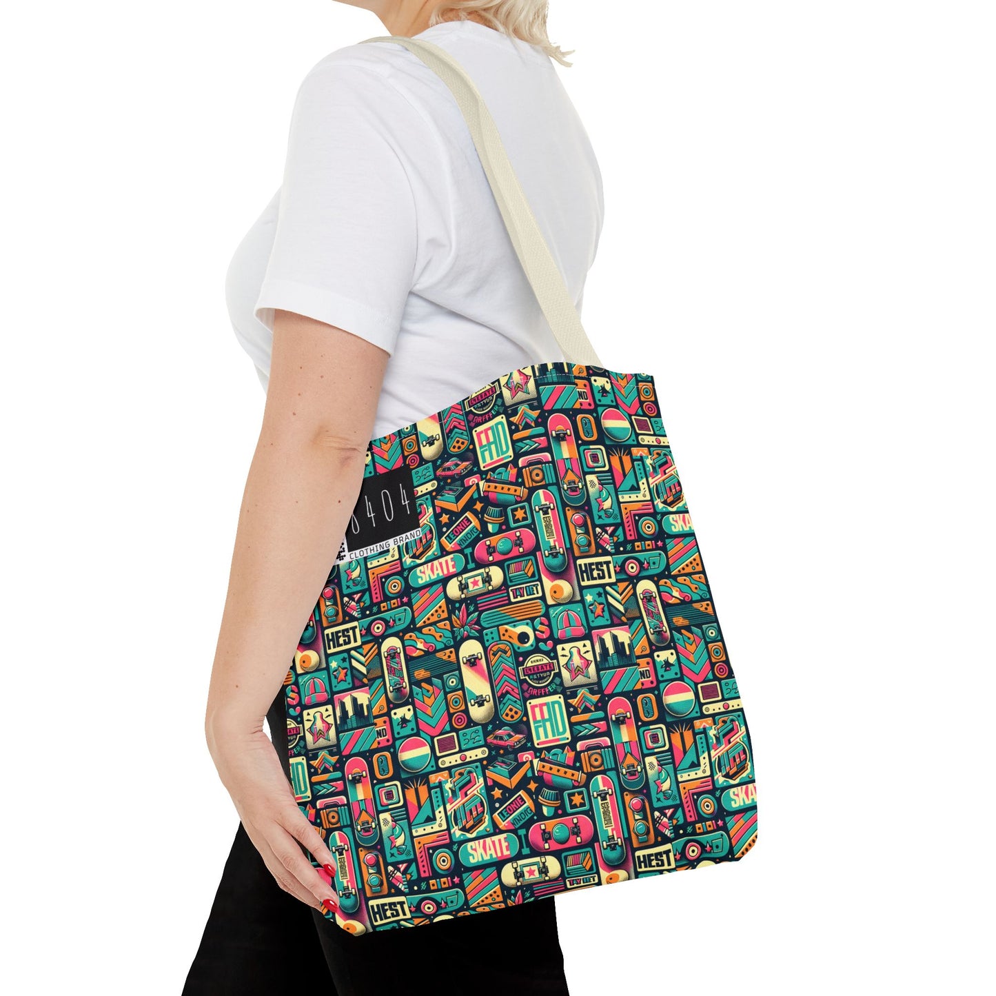 Skate Culture Revival Urban Retro Cool Tote Bag - 8404 Design-61