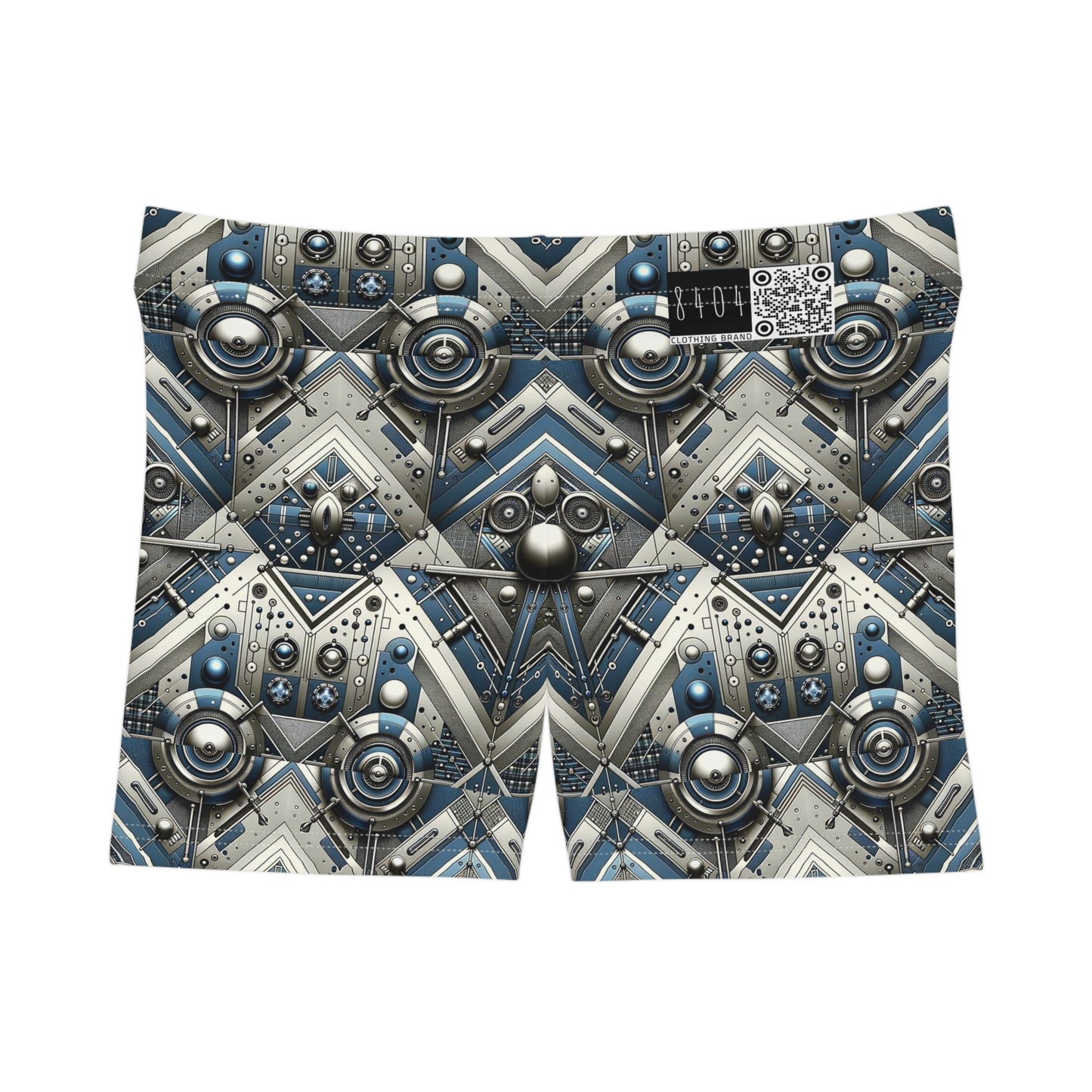 Tech Utility Fusion Tech-Forward Utility With a Futuristic Edge Women's Shorts - 8404 Design-63