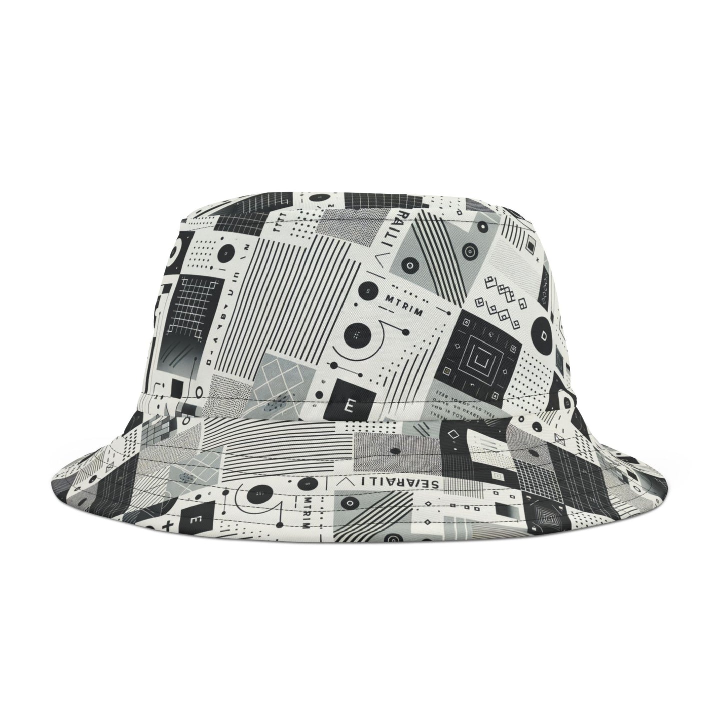 Digital Minimalism Minimalist Tech Bucket Hat - 8404 Design-50