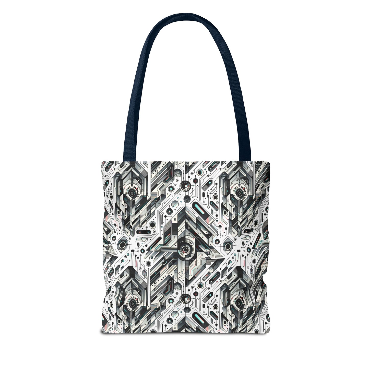 Tech-Infused Streetwear Tech-Forward Minimalism Tote Bag - 8404 Design-51