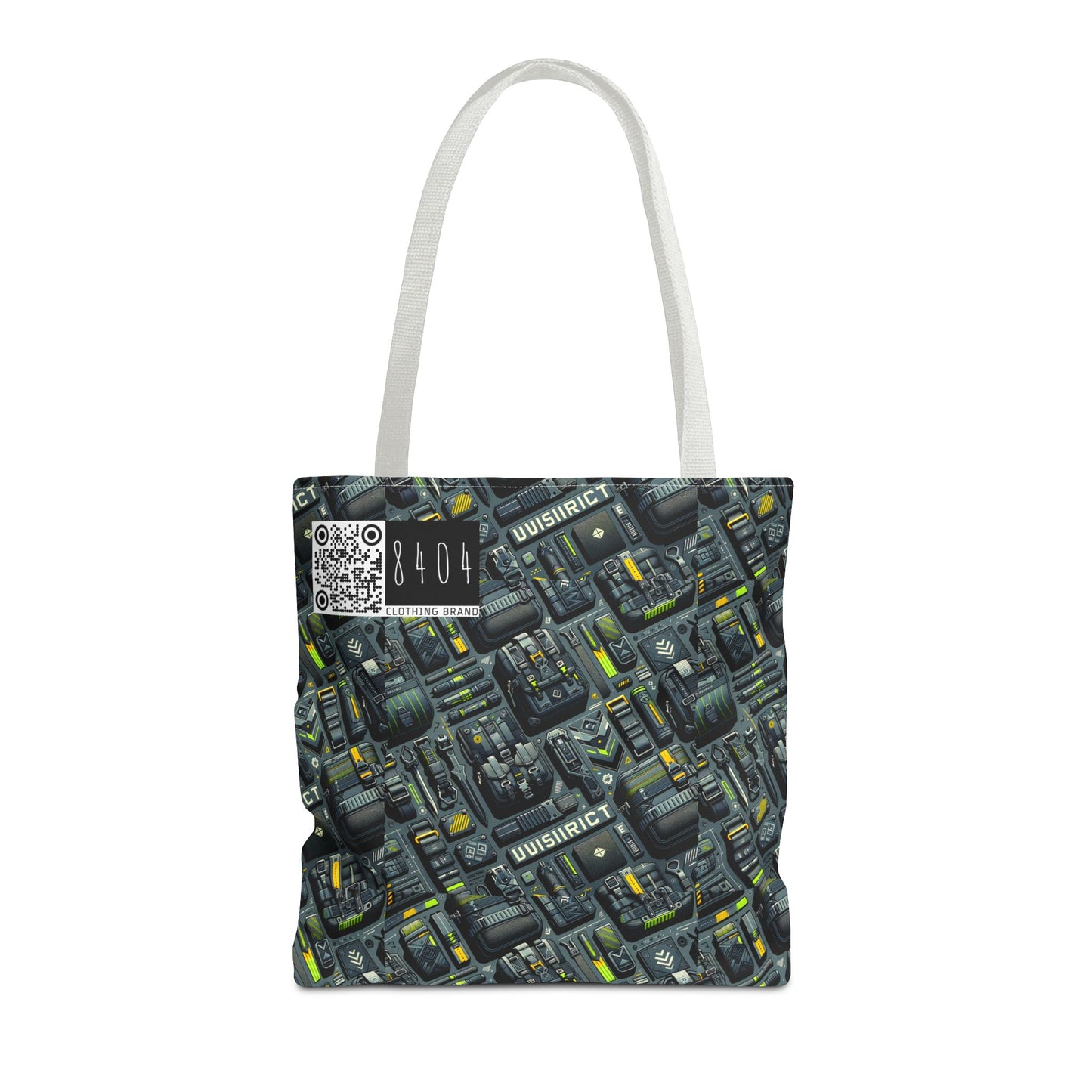 Tech Utility Streetwear Futuristic Tech-Forward Tote Bag - 8404 Design-47