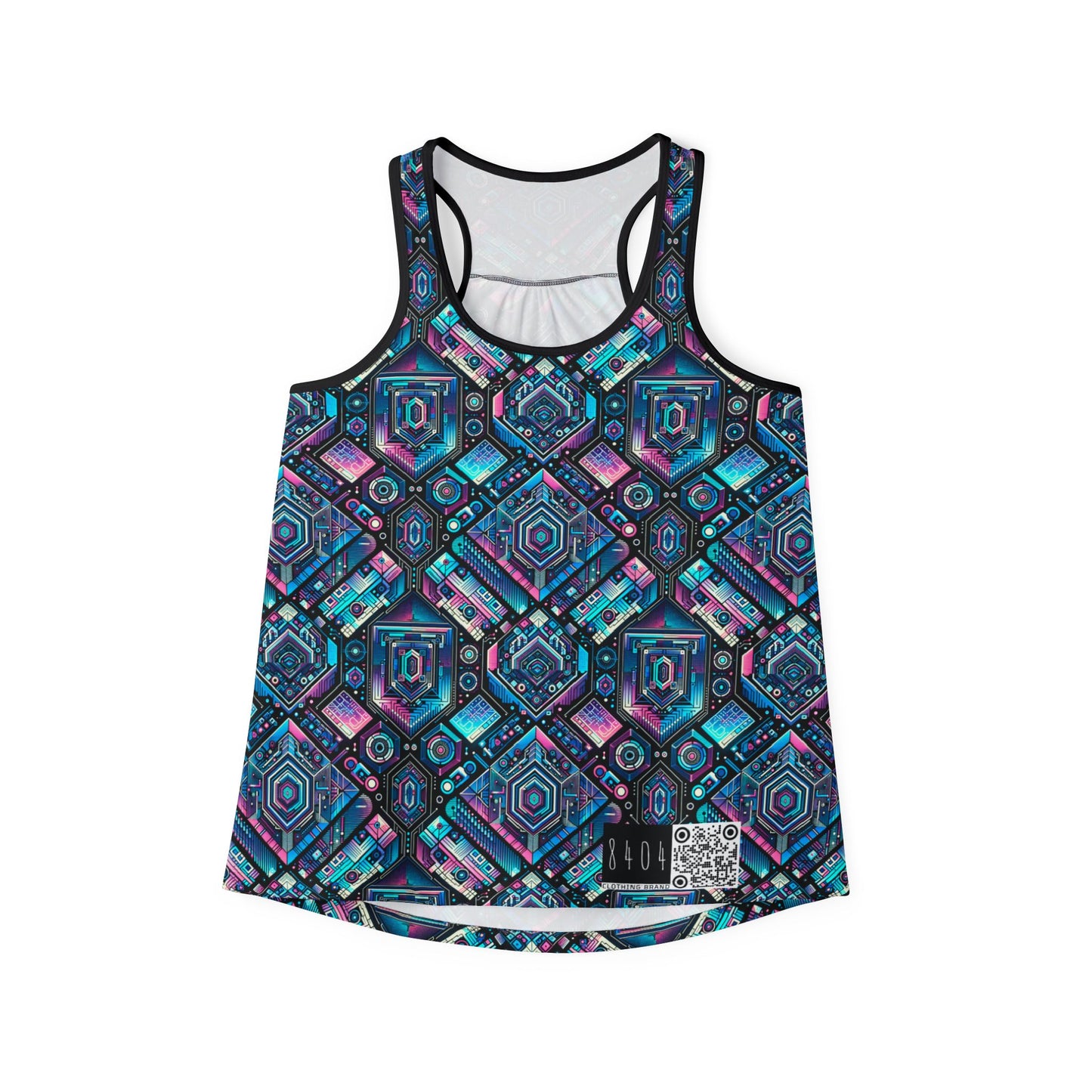 Digital Dreamland Futuristic Tech Aesthetic Women's Tank Top - 8404 Design-46