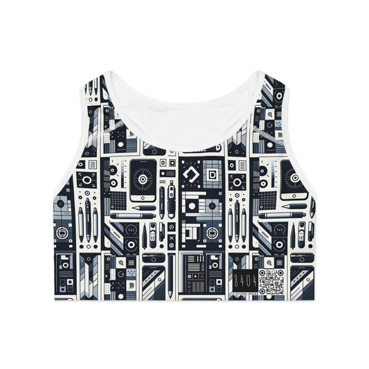 Minimalist Athleisure Minimalist Tech Sports Bra - 8404 Design-60