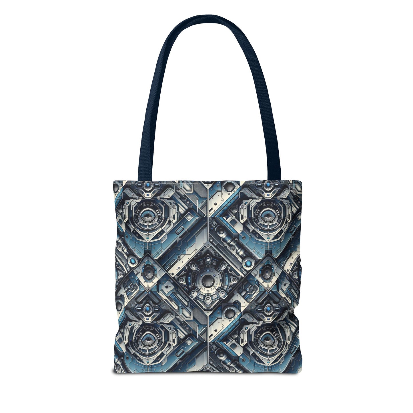 Tech Utility Fusion Tech-Forward Utility With a Futuristic Edge Tote Bag - 8404 Design-43
