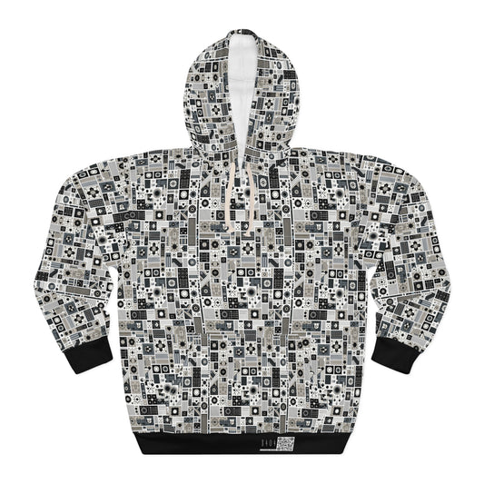 Digital Minimalism Minimalist Tech Pullover Hoodie - 8404 Design-45