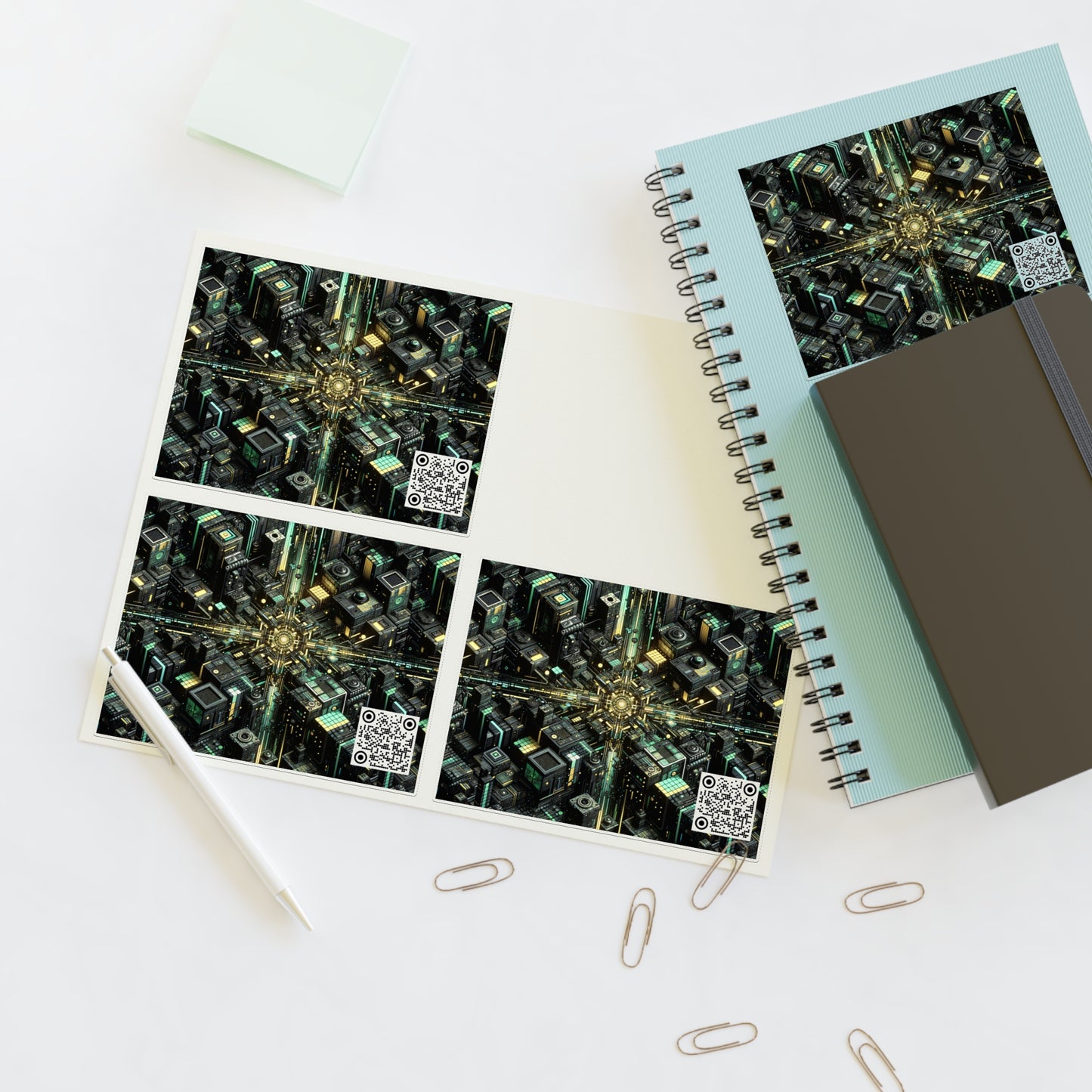 Tech Noir Graphics Tech-Inspired Streetwear Sticker Sheets - 8404 Design-66