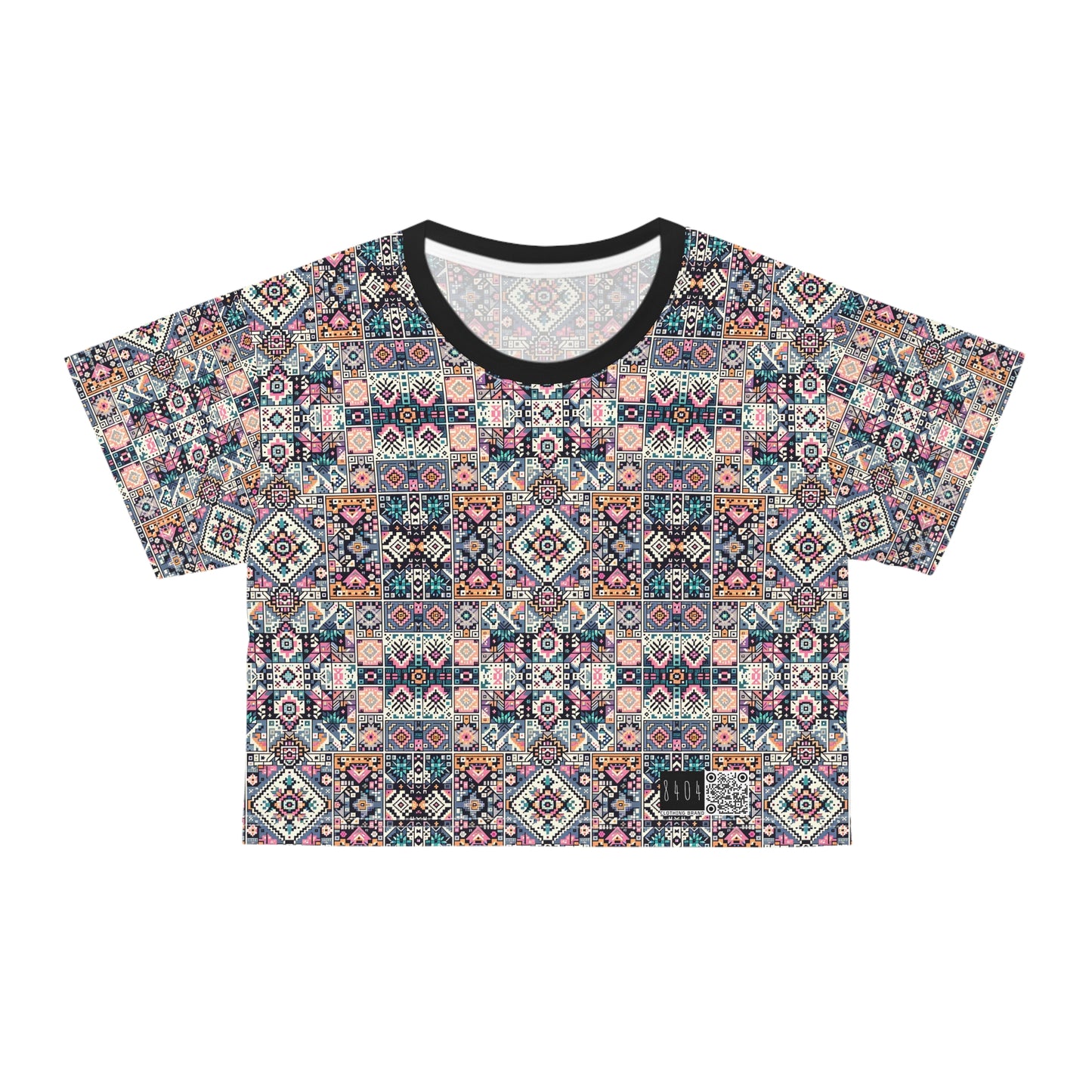 Digital Artisanal Fusion Digital Artisanal Crop Tee - 8404 Design-65