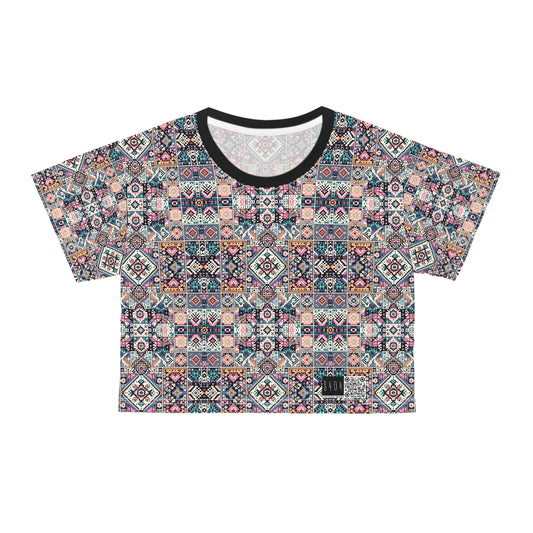 Digital Artisanal Fusion Digital Artisanal Crop Tee - 8404 Design-65