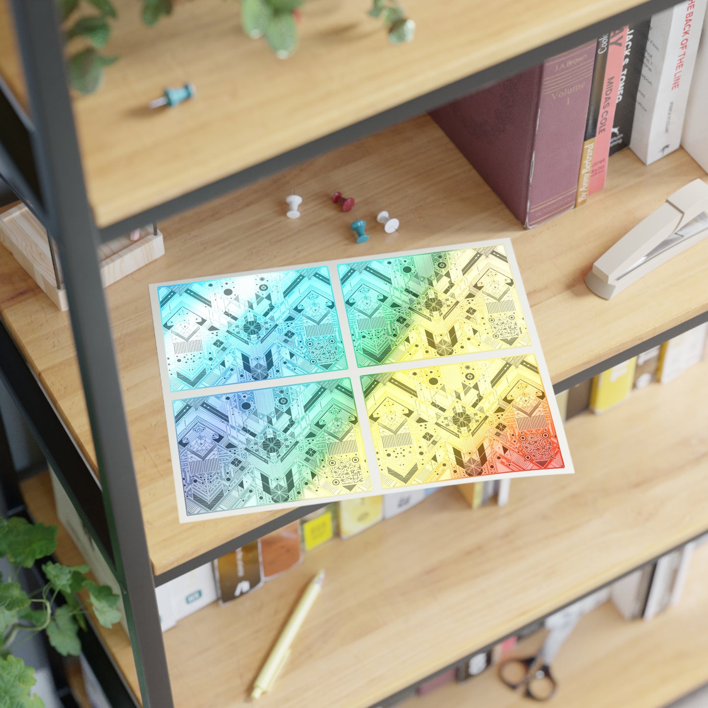 Digital Minimalism Minimalist Tech Sticker Sheets - 8404 Design-59