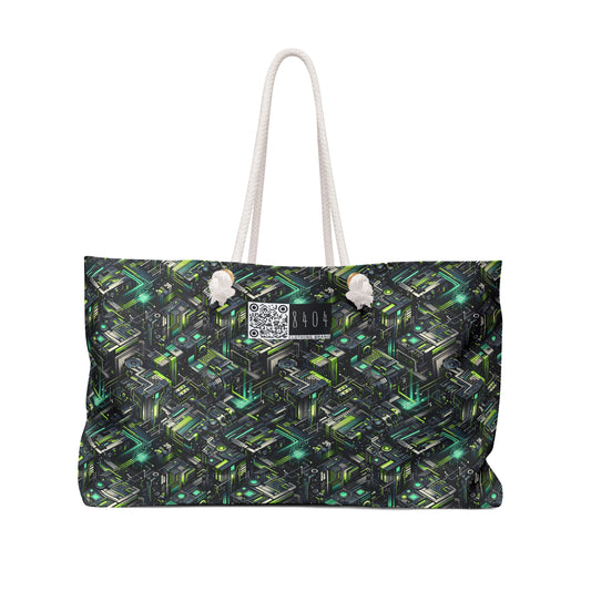 Tech-Infused Graphics Tech-Forward Streetwear Weekender Bag - 8404 Design-47