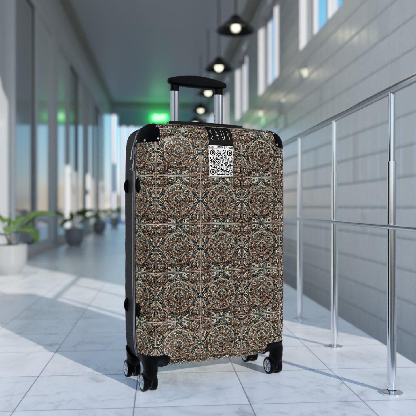 Urban Renaissance Historical Fusion With Street Edge Suitcase - 8404 Design-57