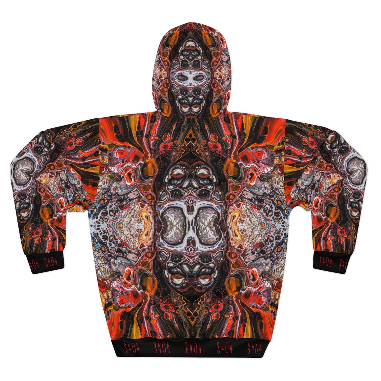 8404's Unisex Adult "psychedelic Abstract" Fashion Pullover Hoodie