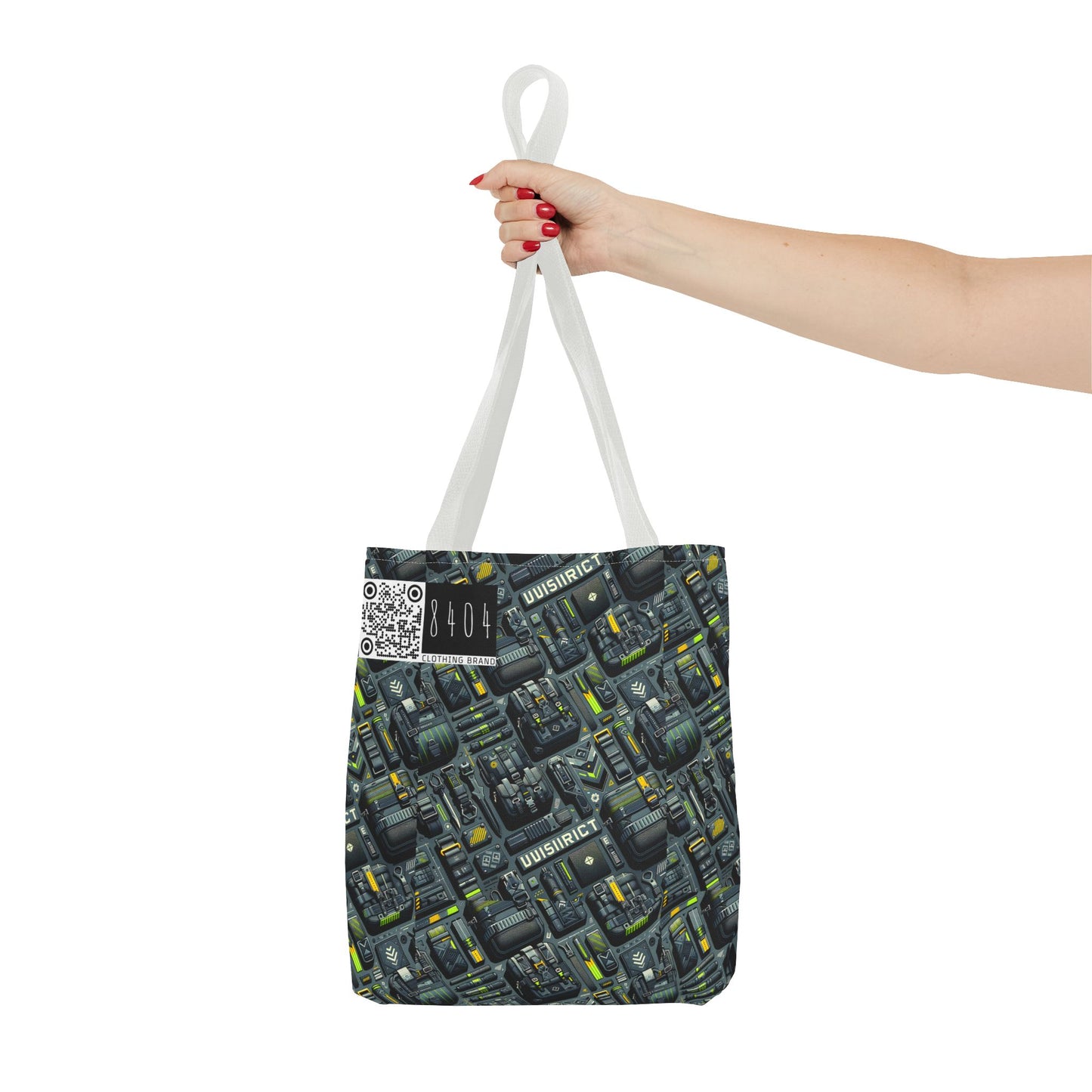 Tech Utility Streetwear Futuristic Tech-Forward Tote Bag - 8404 Design-47
