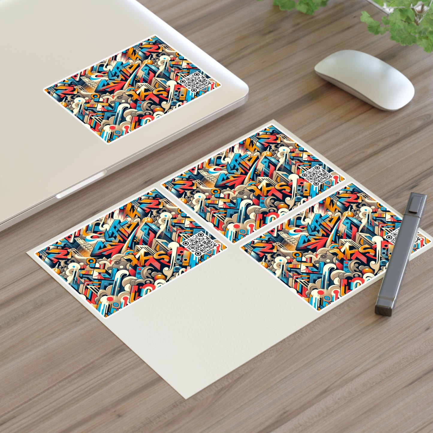 Neo-Traditional Street Art Modern Street Art Fusion Sticker Sheets - 8404 Design-44