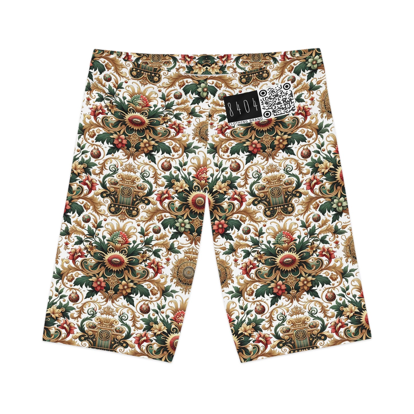 Monogram Madness Luxurious Streetwear Women's Bike Shorts - 8404 Design-68