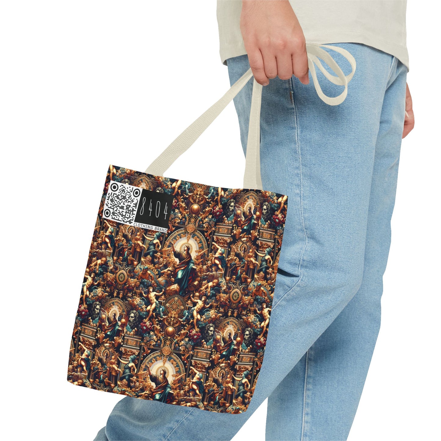 Digital Renaissance Luxurious Streetwear Inspired By Classical Art With a Modern Twist Tote Bag - 8404 Design-64