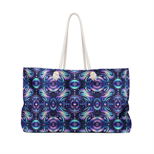 Iridescent Tech Fusion Tech-Forward Streetwear Weekender Bag - 8404 Design-62