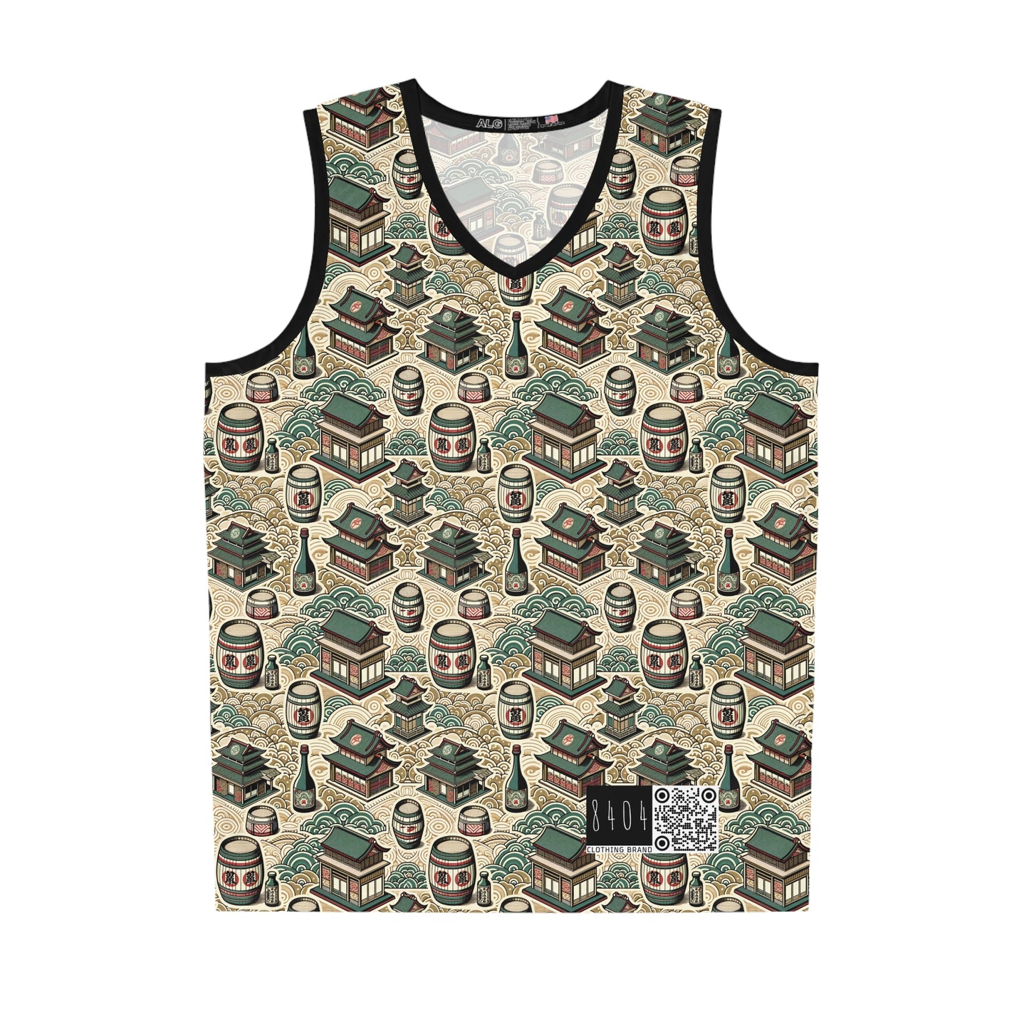 Cultural Artisanal Fusion Contemporary Cultural Elegance Basketball Jersey - 8404 Design-68