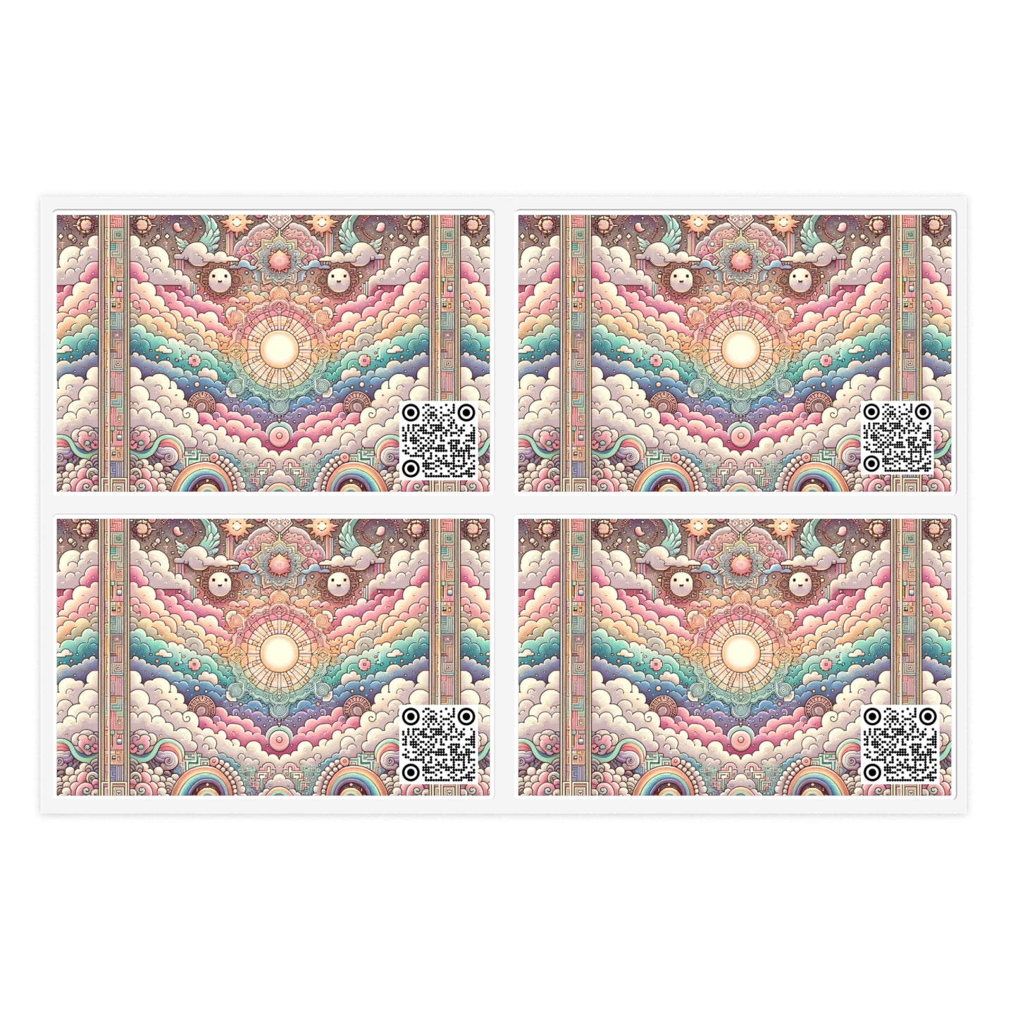 Digital Dreamland Whimsical and Nostalgic Streetwear With a Digital Twist Sticker Sheets - 8404 Design-56