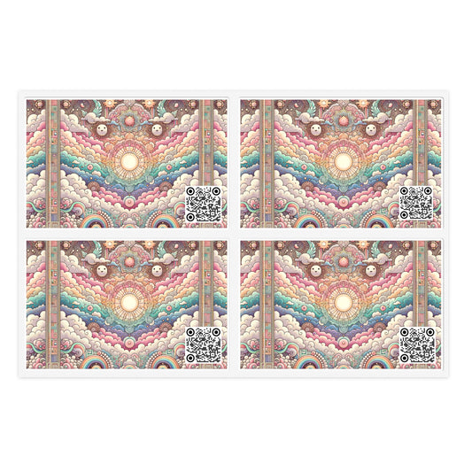 Digital Dreamland Whimsical and Nostalgic Streetwear With a Digital Twist Sticker Sheets - 8404 Design-56
