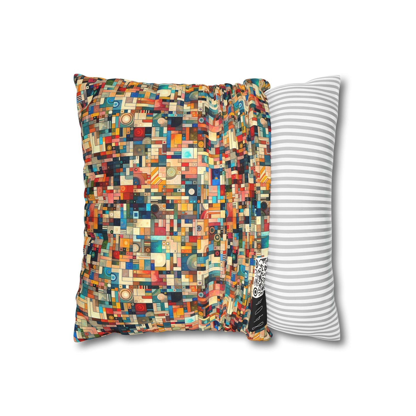 Digital Artistic Expression Artistic Streetwear Faux Suede Square Pillowcase - 8404 Design-46