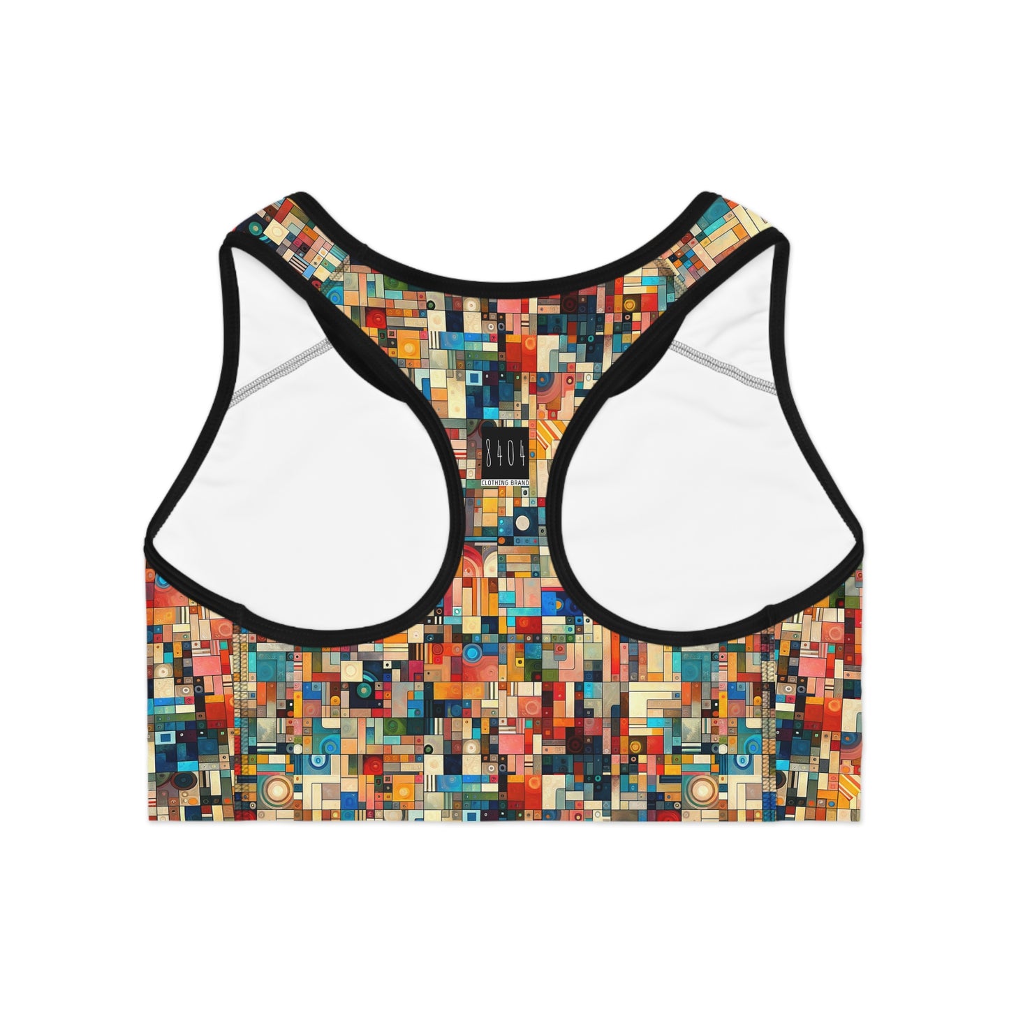 Digital Artistic Expression Artistic Streetwear Sports Bra - 8404 Design-46