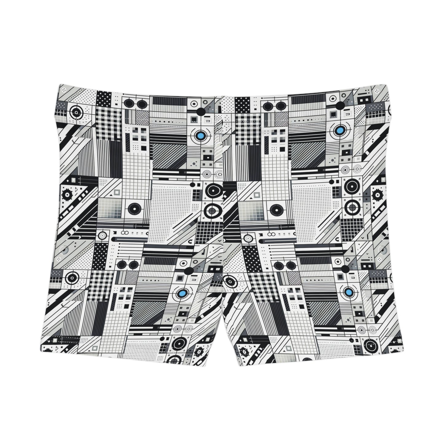 Digital Minimalism Minimalist Tech Women's Shorts - 8404 Design-52