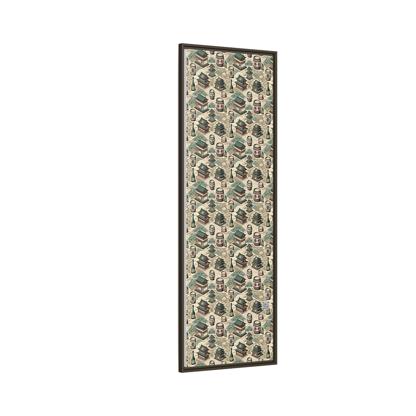 Cultural Artisanal Fusion Contemporary Cultural Elegance Matte Canvas, Framed (multi-Color) - 8404 Design-68 B