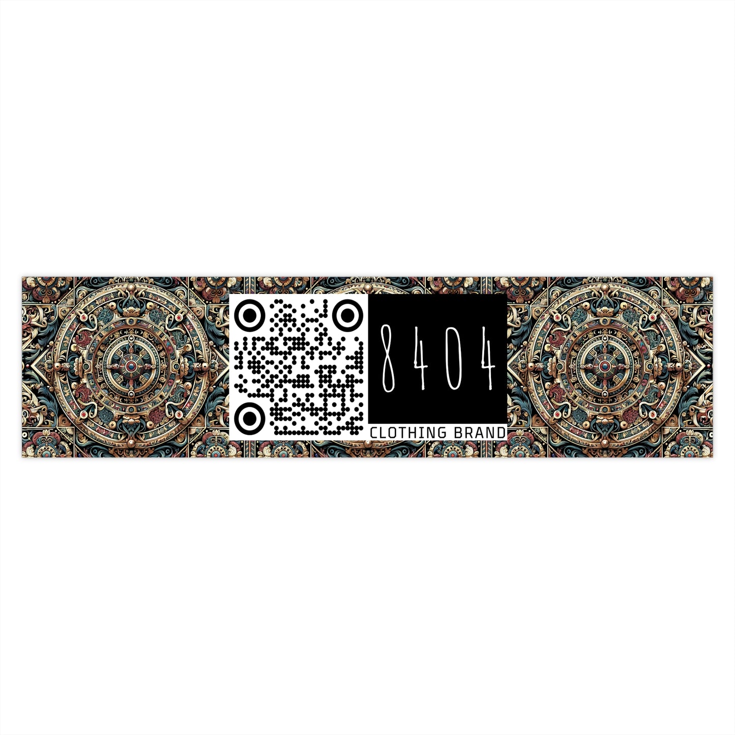 Urban Renaissance Historical Fusion With Street Edge Bumper Sticker - 8404 Design-57