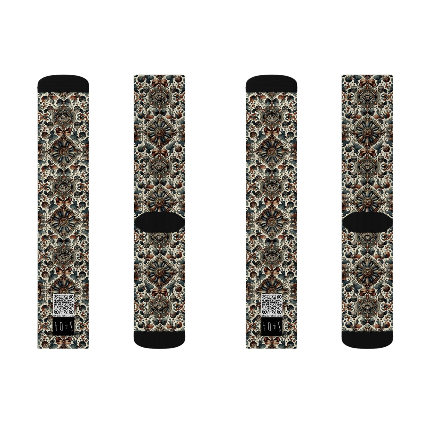 Neo-Dandyism Modern Dandy Streetwear Sublimation Socks - 8404 Design-51