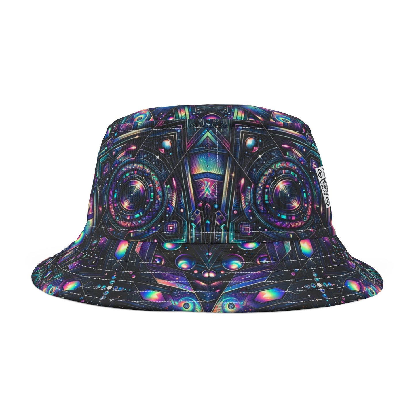 Galactic Hues Tech-Forward Cosmic Fusion Bucket Hat - 8404 Design-58