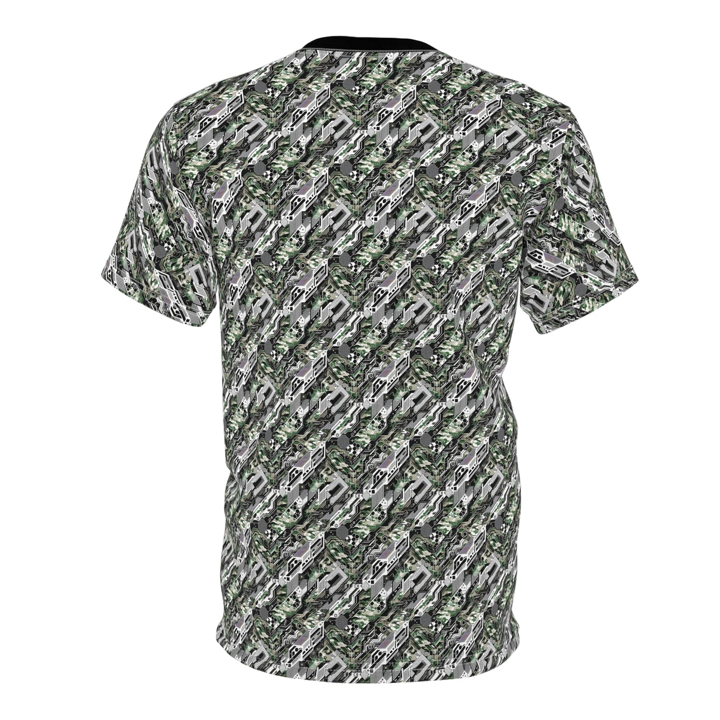 Tech Camo Fusion Tech-Forward Streetwear With a Futuristic Edge Unisex Cut & Sew Tee - 8404 Design-46
