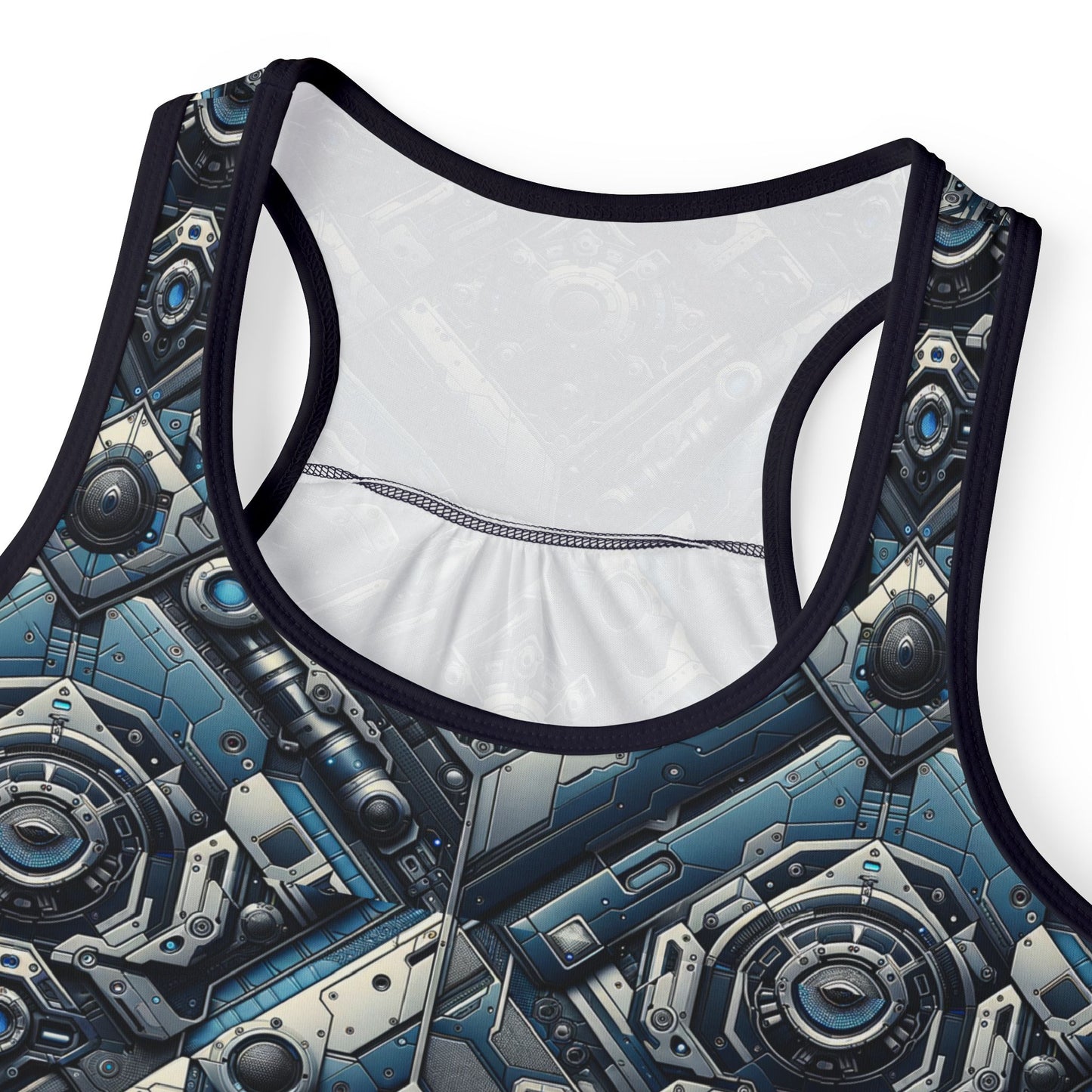 Tech Utility Fusion Tech-Forward Utility With a Futuristic Edge Women's Tank Top - 8404 Design-43