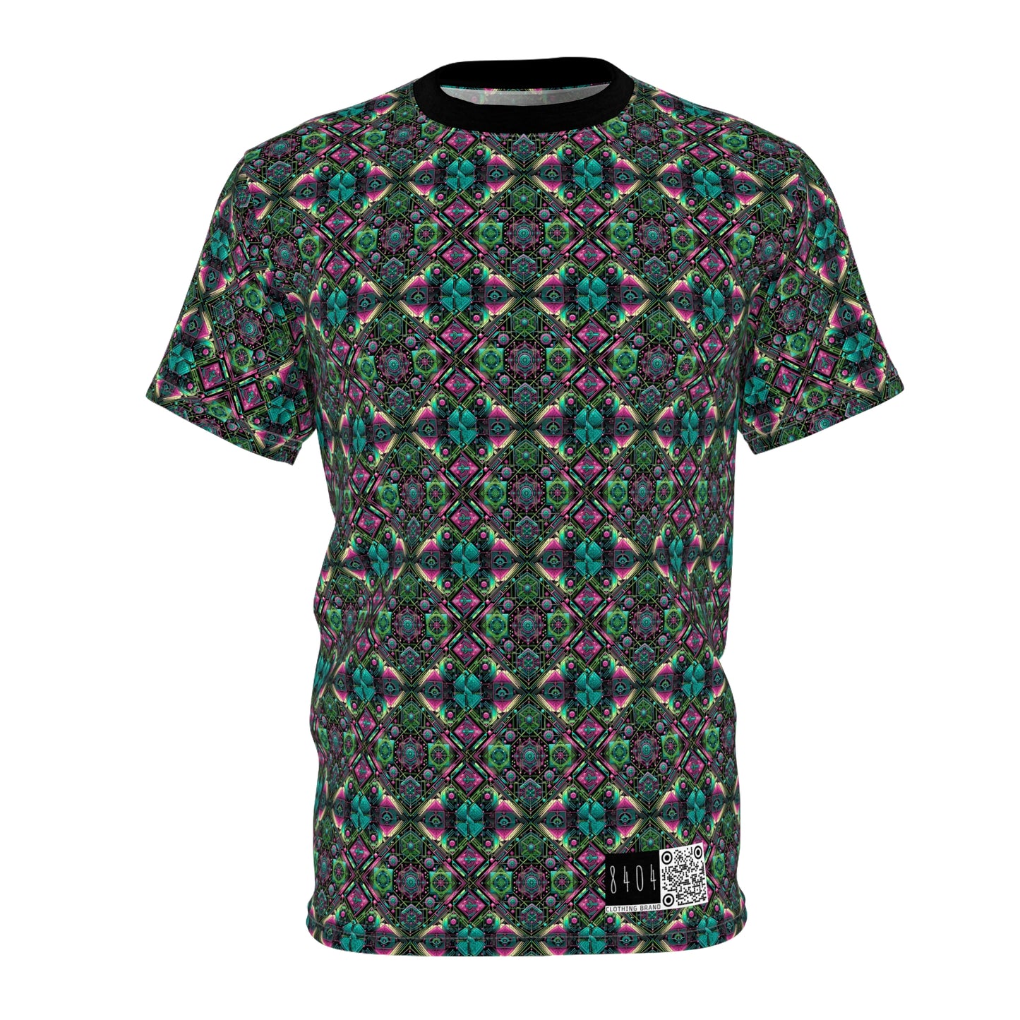 Tech-Infused Graphics Tech-Forward Streetwear Unisex Cut & Sew Tee - 8404 Design-45