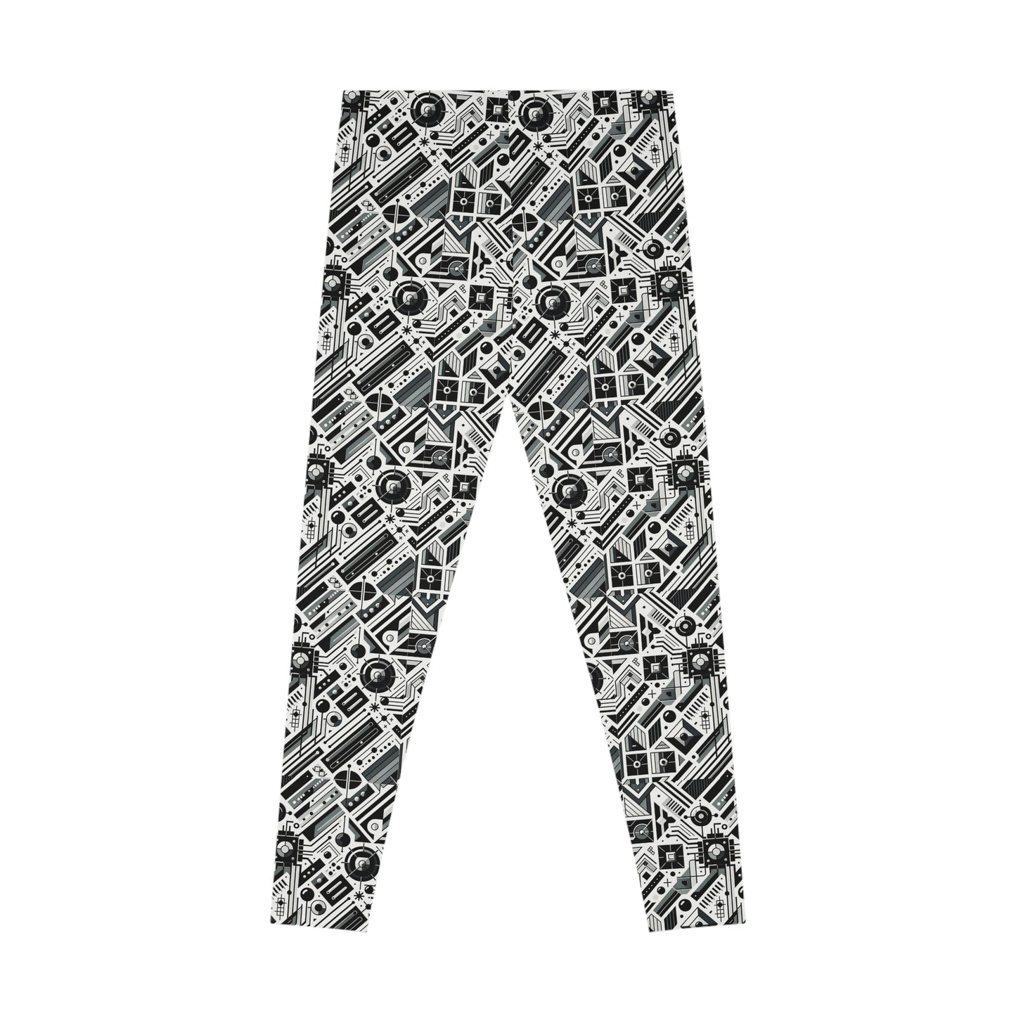 Digital Minimalism Minimalist Tech Stretch Leggings - 8404 Design-62
