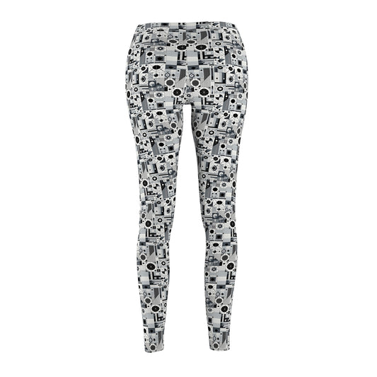 Digital Minimalism Minimalist Tech Women's Cut & Sew Casual Leggings - 8404 Design-65