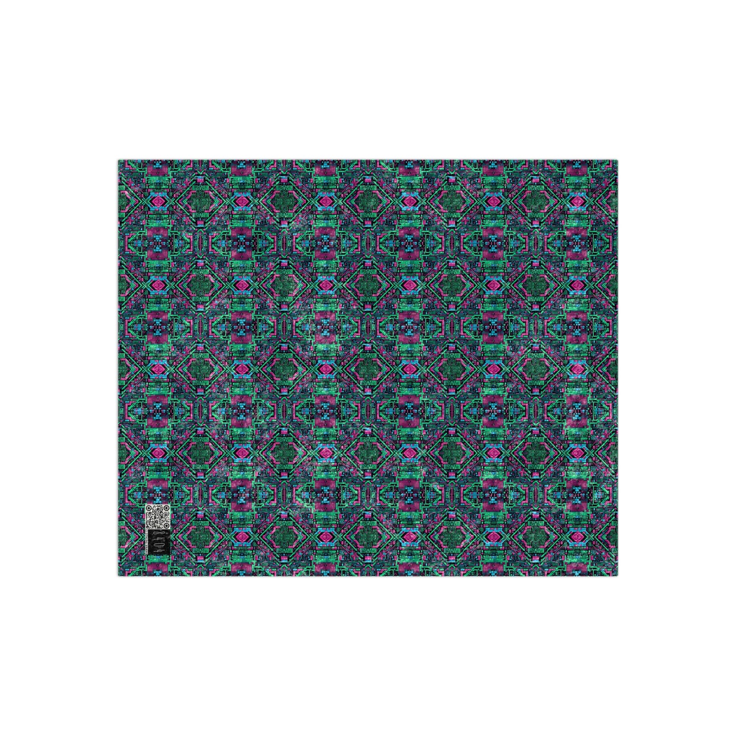 Digital Glitch Vibes Tech-Inspired Streetwear Crushed Velvet Blanket - 8404 Design-71