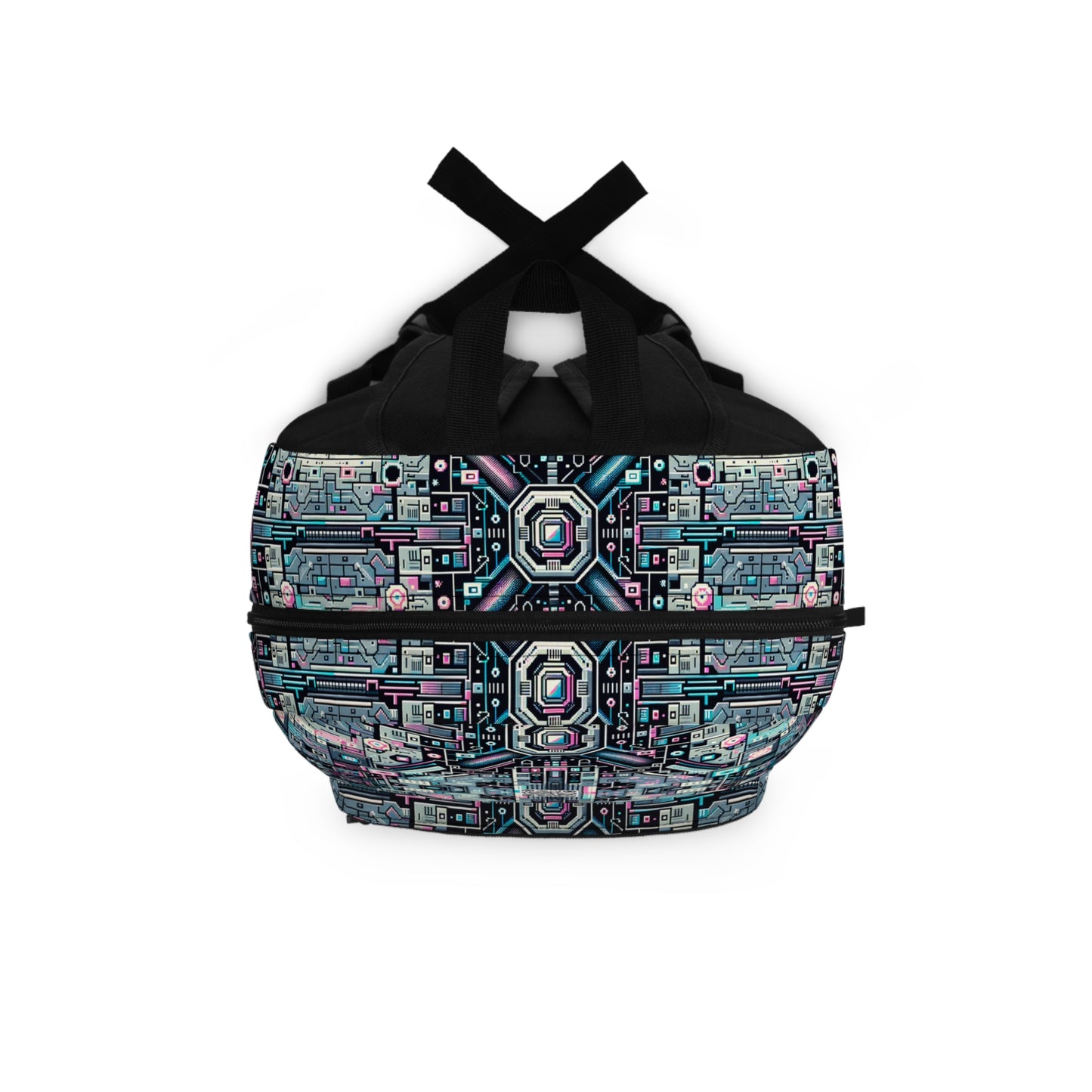 Digital Renaissance Tech-Forward Maximalism Backpack - 8404 Design-44