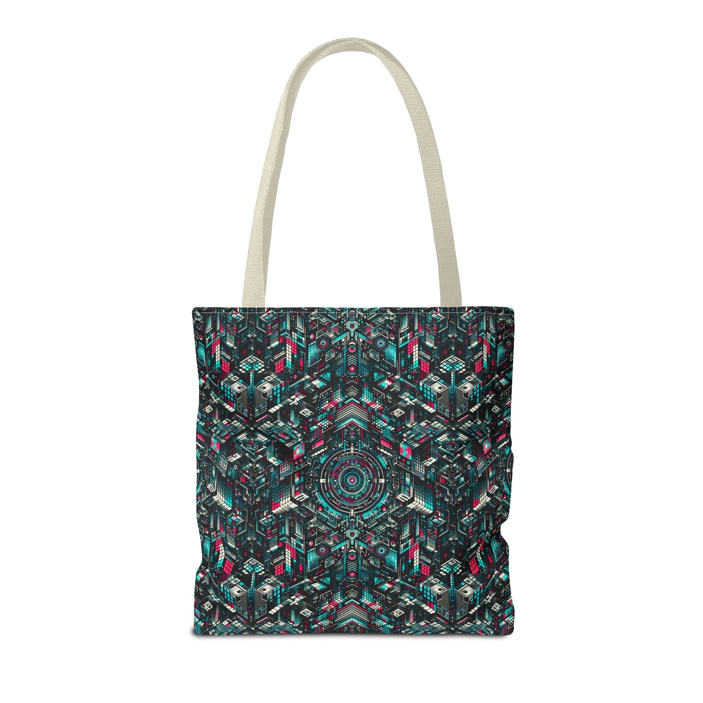Digital Rebellion Tech-Inspired Streetwear Tote Bag - 8404 Design-54