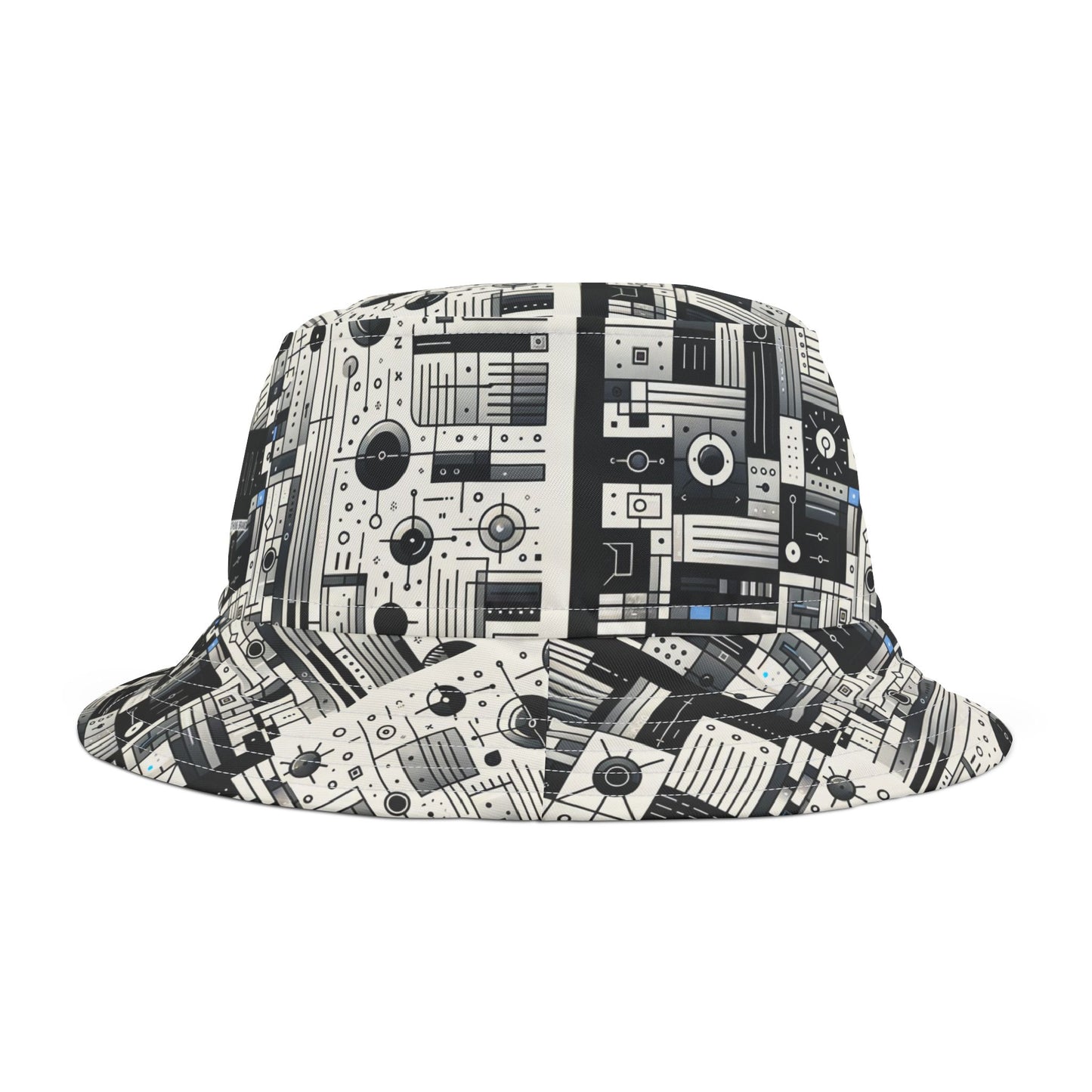 Digital Minimalism Minimalist Tech Bucket Hat - 8404 Design-66