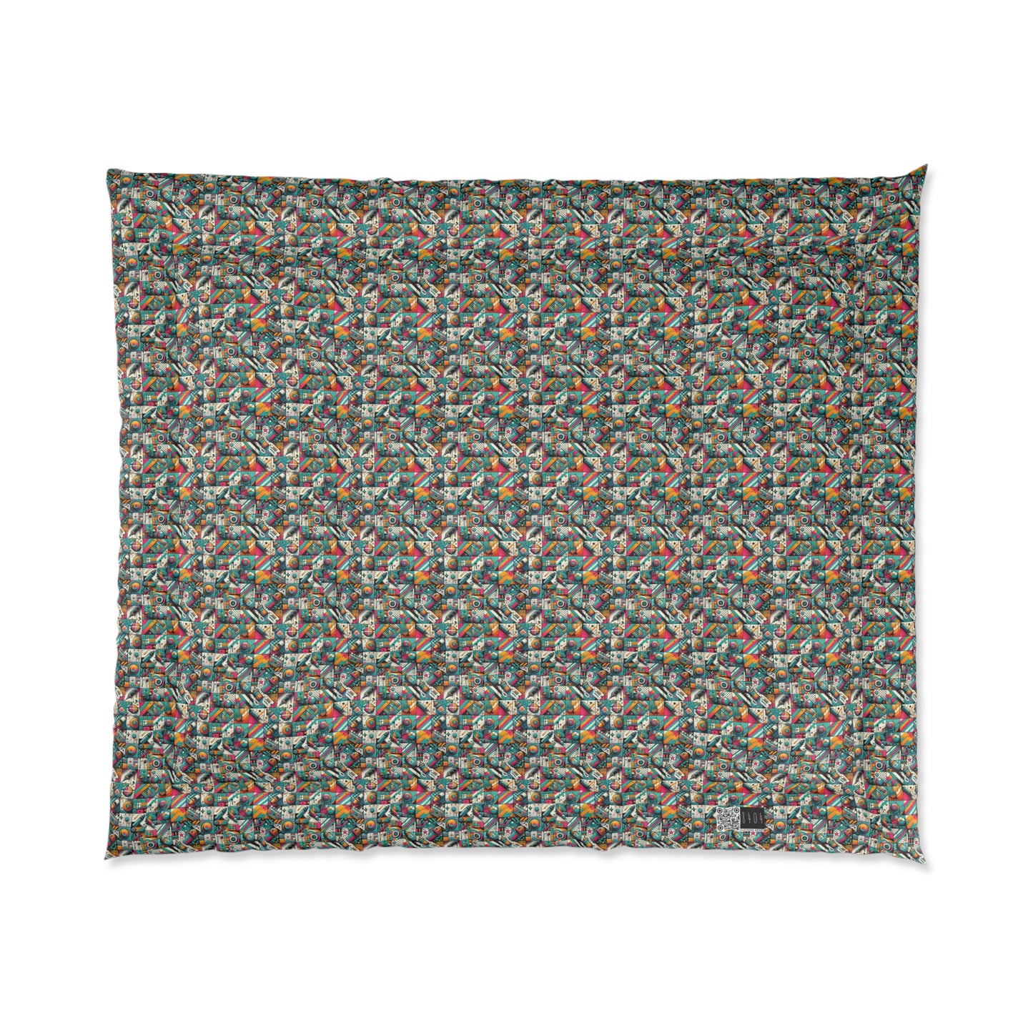 Graffiti Fusion Modern Street Art Fusion Comforter - 8404 Design-58