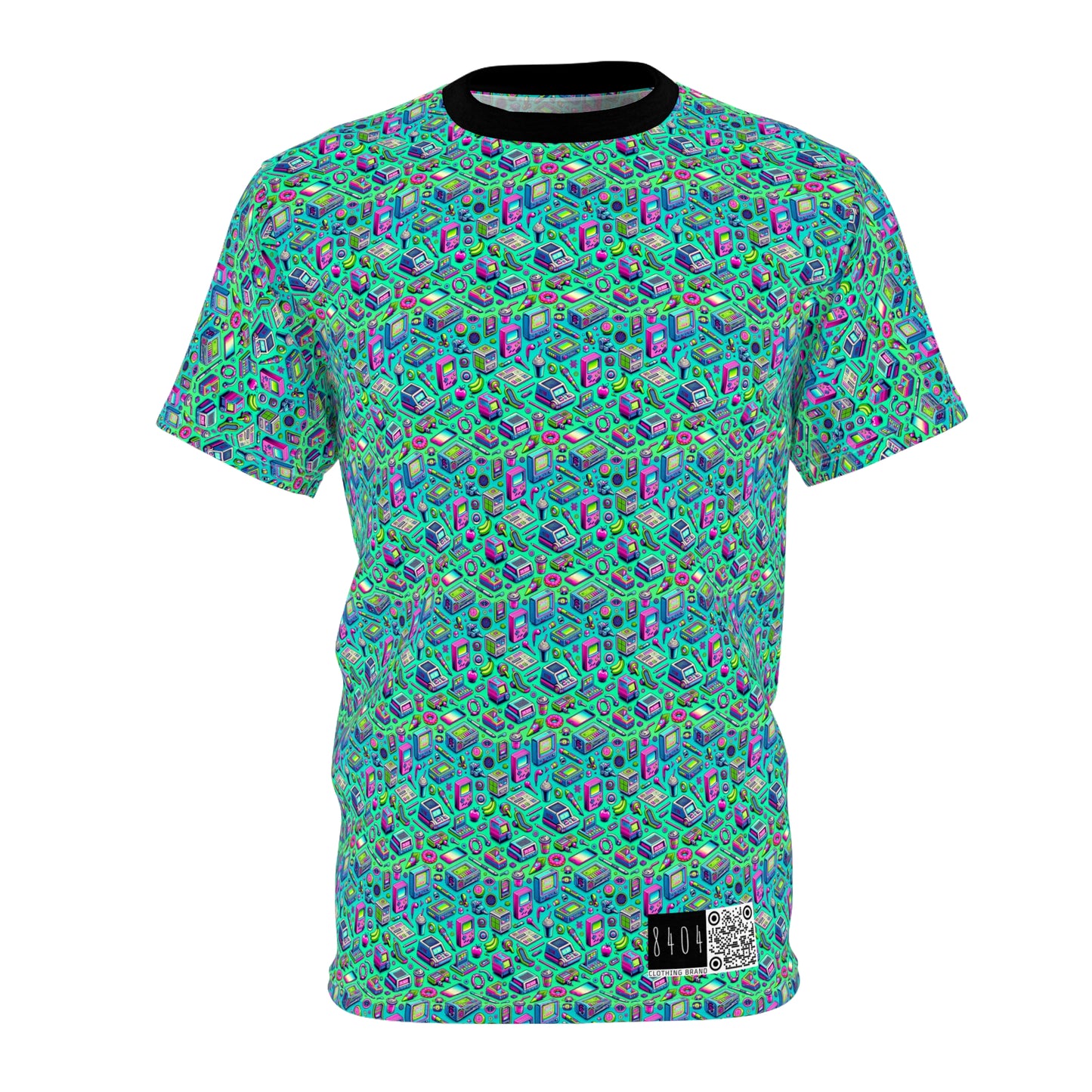 Y2k Revival Nostalgic Futurism Unisex Cut & Sew Tee - 8404 Design-48