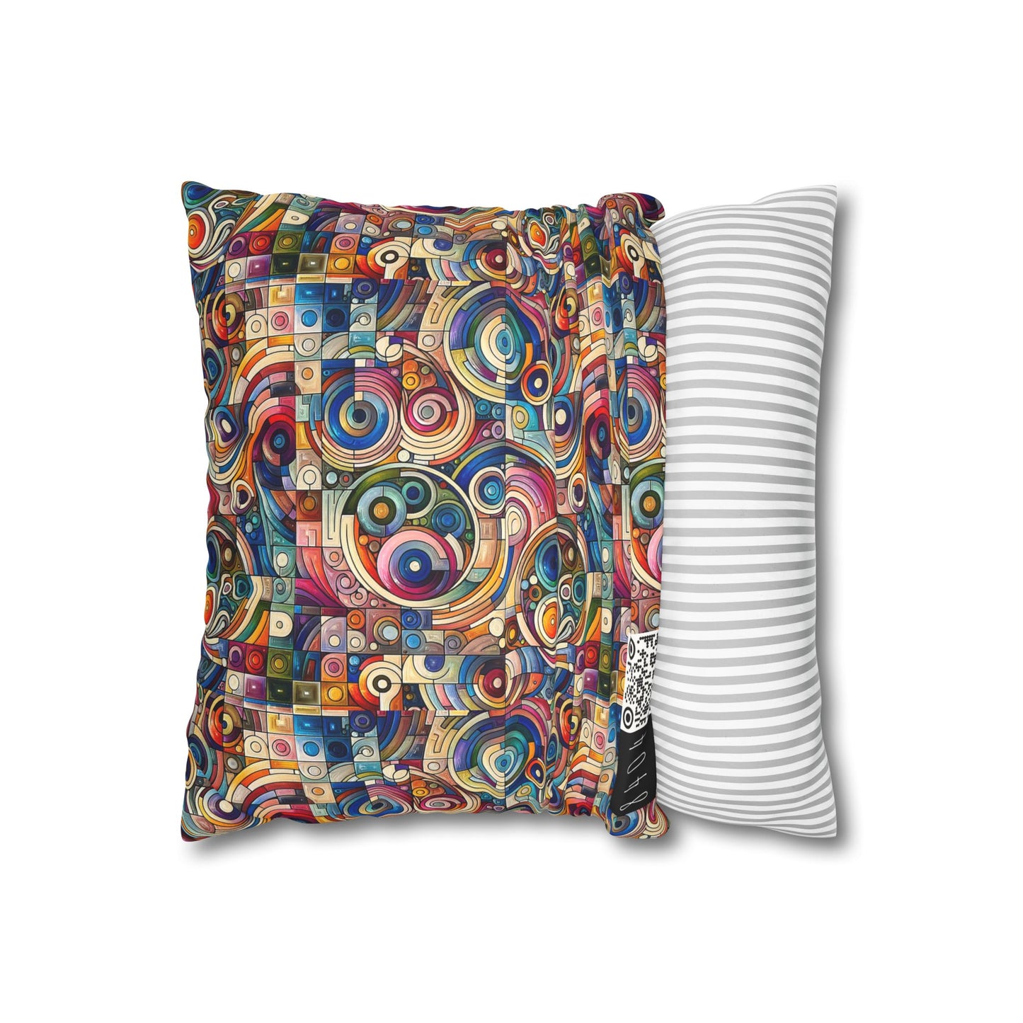 Digital Artistic Expression Artistic Streetwear Faux Suede Square Pillowcase - 8404 Design-49