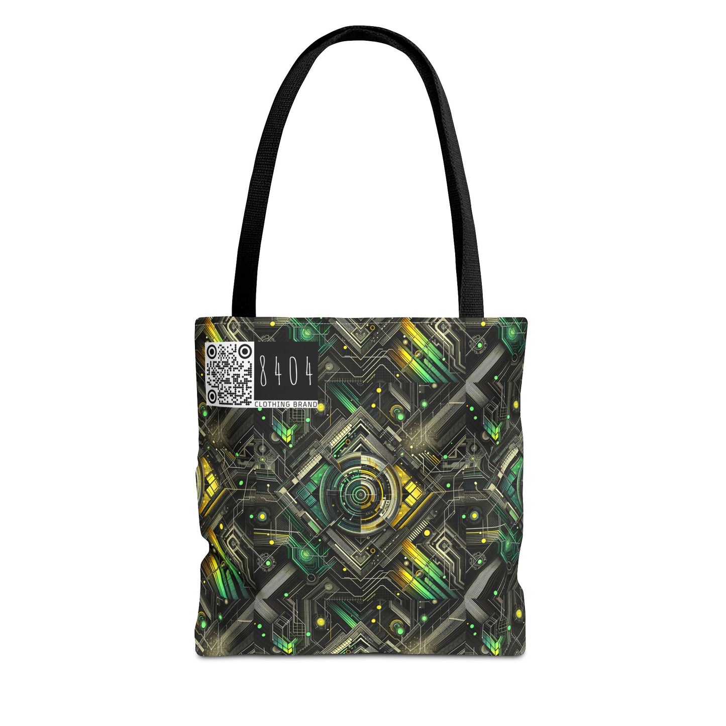 Tech Noir Graphics Tech-Inspired Streetwear Tote Bag - 8404 Design-57