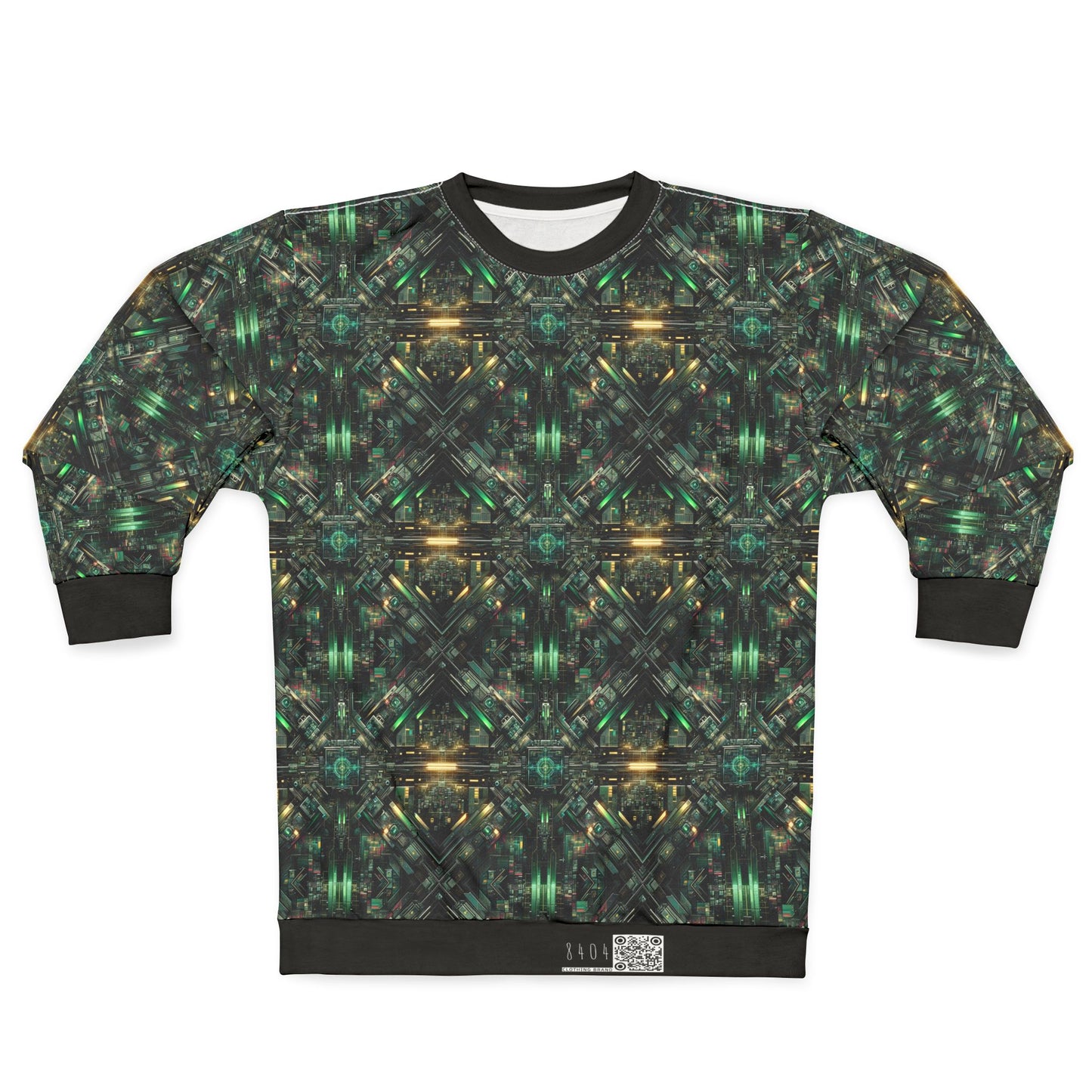 Tech Noir Graphics Tech-Inspired Streetwear Sweatshirt - 8404 Design-56